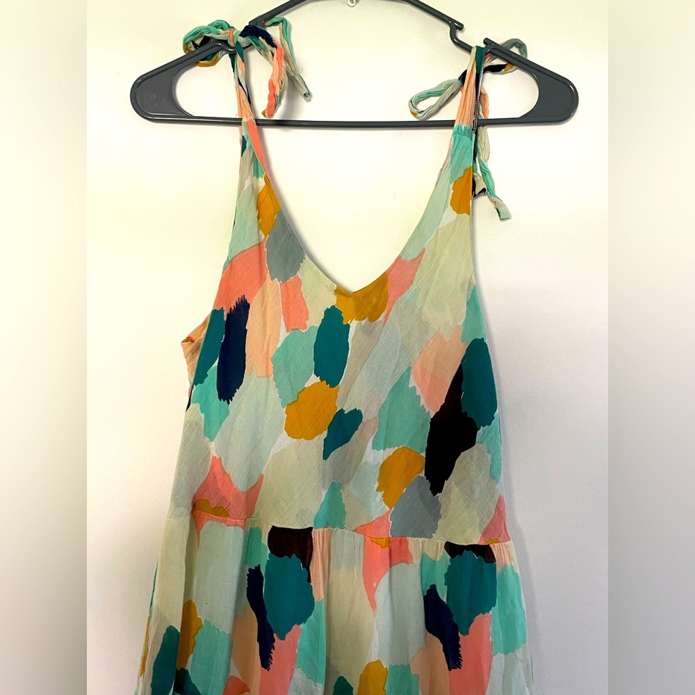 Multicolor Sleeveless Women's Dress
